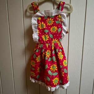 Joonbird Vintage Style Pinafore Sunflower Dress
